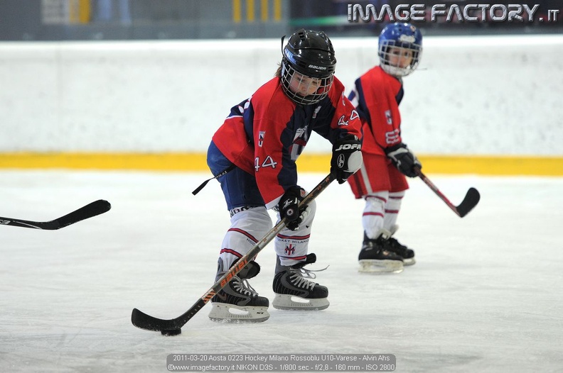 2011-03-20 Aosta 0223 Hockey Milano Rossoblu U10-Varese - Alvin Ahs.jpg
